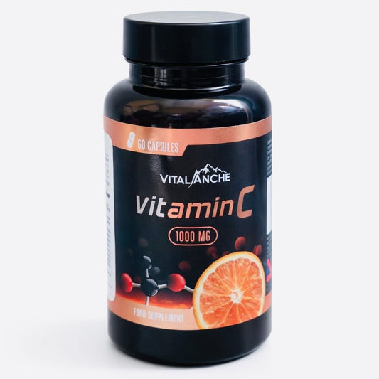 VitalAnche Vitamin C 1000 mg (60 Capsules) High Strength For Immune Support