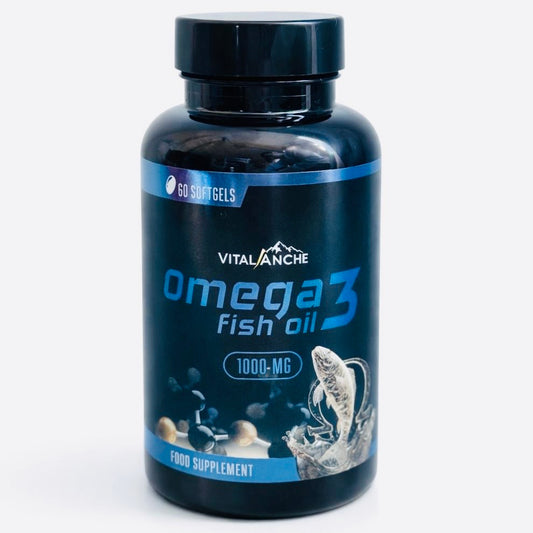 VitalAnche Omega-3 Fish Oil 1000 mg (60 Softgels)  EPA 330 mg & DHA 220 mg